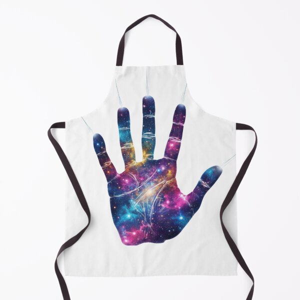 Item preview, Cosmic Handprint of Destiny: The Luminous Soul Print - Galaxy Stars & Spiritual Energy designed and sold by MonaRose_Art.
