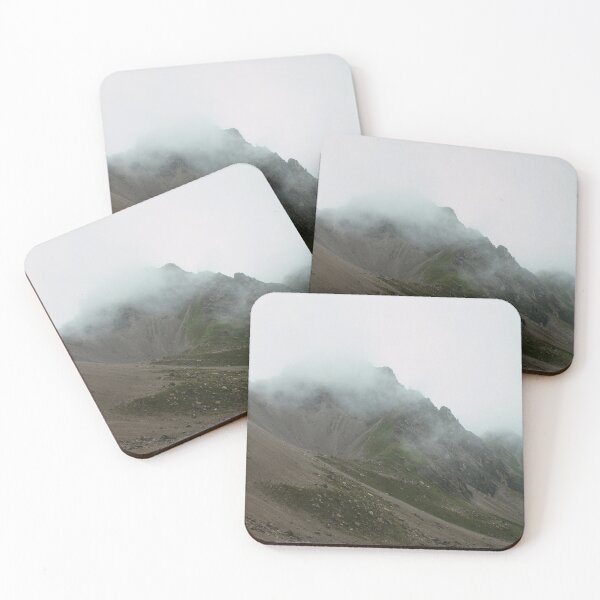 Item preview, Wisps of fog over a rocky ridge designed and sold by rhosbahu.