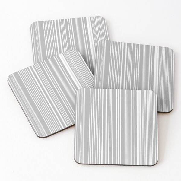 Item preview, Grey Vertical Stripes – Varied Thickness Abstract Design designed and sold by InFrameVision.