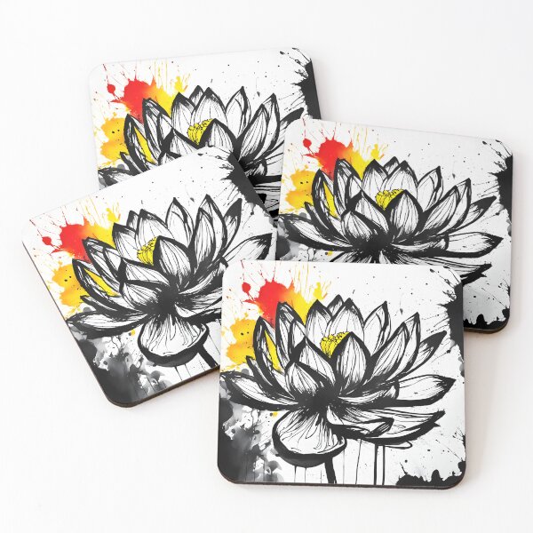 Item preview, Sketch Lotus Blossom designed and sold by Sharon Schwalbe.