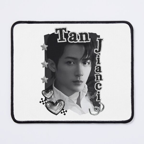 Item preview, Tan Jianci (檀健次) Chinese Actor Cdrama Chinese Entertainment Black and White Collage Digital Art Portrait designed and sold by AJUNICE STUDIO.