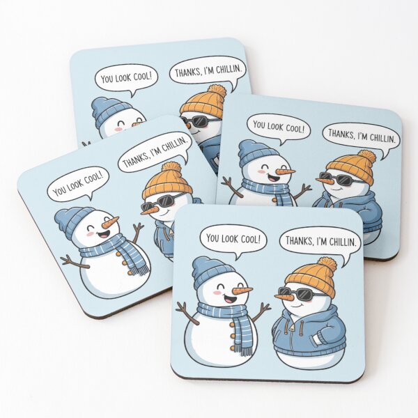 Item preview, Cool Snowman Friends designed and sold by LyssasMindArt.