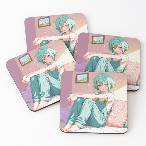Item preview, Mint-Haired Cozy Femboy designed and sold by AmaiDoStudio.
