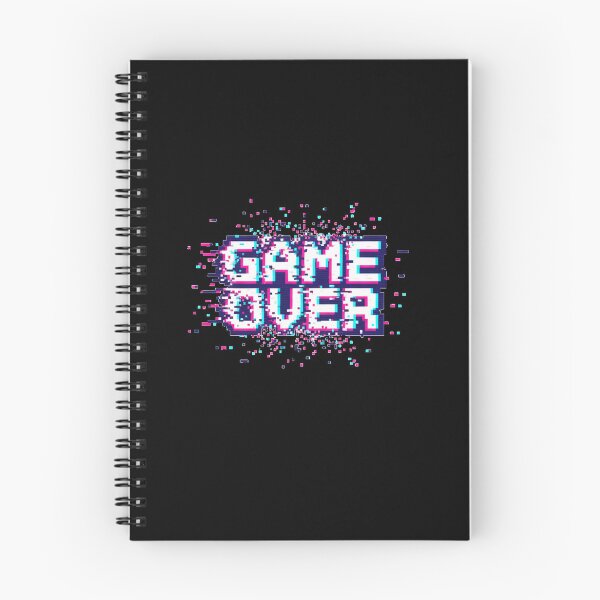 Item preview, GameOverGlitchArt|Abstract End Screen|Neon Cyberpunk|Vector Fragmentation|Gaming Typography designed and sold by DarkNight9.