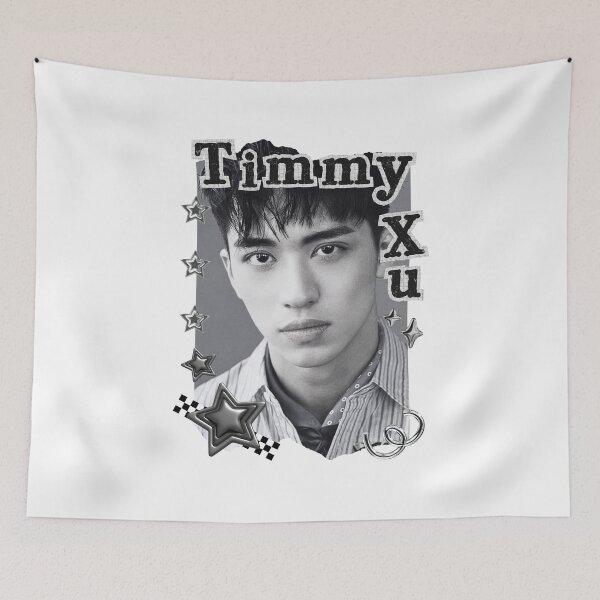 Item preview, Timmy Xu (Xu Weizhou 许魏洲) Chinese Actor Cdrama Chinese Entertainment Black and White Collage Digital Art Portrait designed and sold by AJUNICE STUDIO.