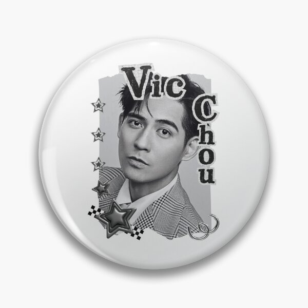 Item preview, Vic Chou Taiwanese Actor Chinese Actor Cdrama Chinese Entertainment Black and White Collage Digital Art Portrait designed and sold by AJUNICE STUDIO.