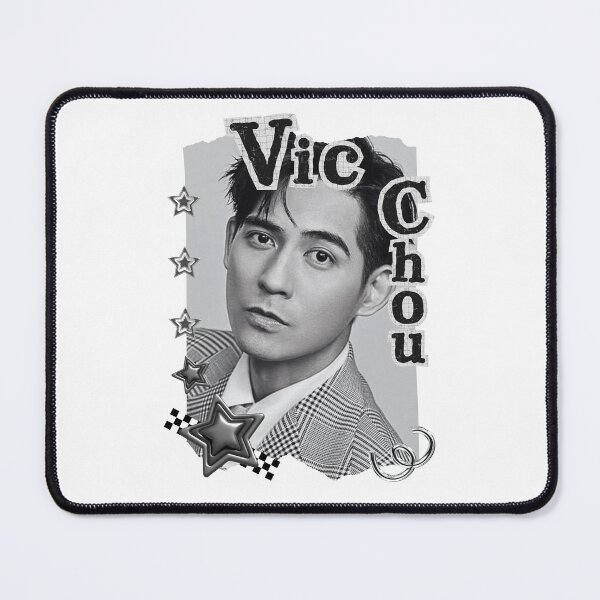 Item preview, Vic Chou Taiwanese Actor Chinese Actor Cdrama Chinese Entertainment Black and White Collage Digital Art Portrait designed and sold by AJUNICE STUDIO.