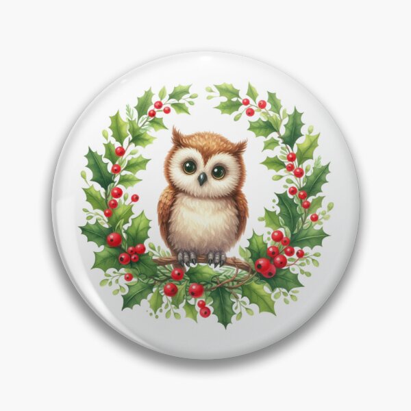 Item preview, Festive owl designed and sold by JonysCreativeDesigns.