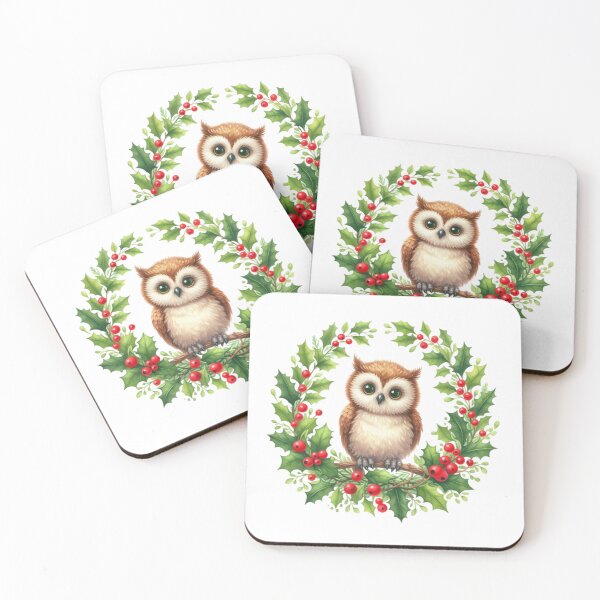 Item preview, Festive owl designed and sold by JonysCreativeDesigns.