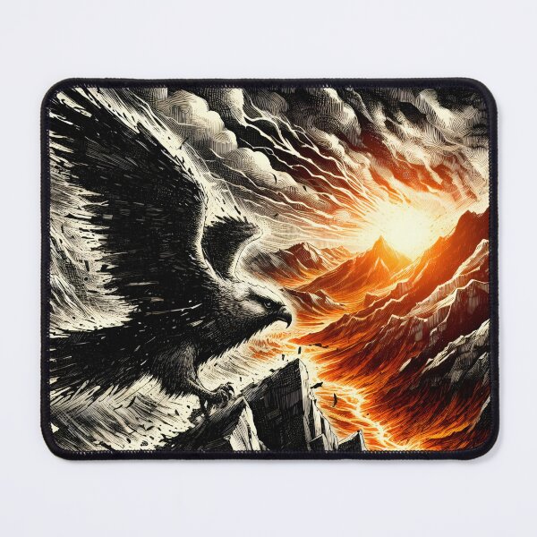 Item preview, Grunge Falcon, Ai Generated Art designed and sold by ACC .