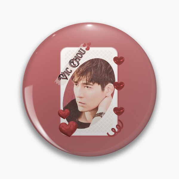 Item preview, Vic Chou Taiwanese Actor Chinese Actor Cdrama Chinese Entertainment Card Red Aesthetic Collage Design designed and sold by AJUNICE STUDIO.