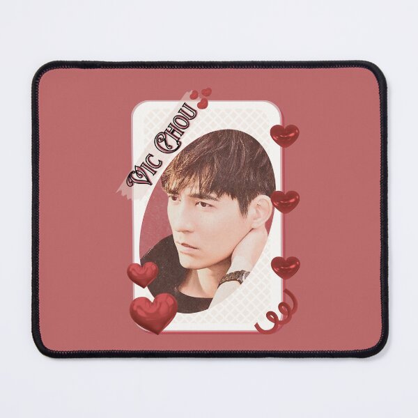 Item preview, Vic Chou Taiwanese Actor Chinese Actor Cdrama Chinese Entertainment Card Red Aesthetic Collage Design designed and sold by AJUNICE STUDIO.