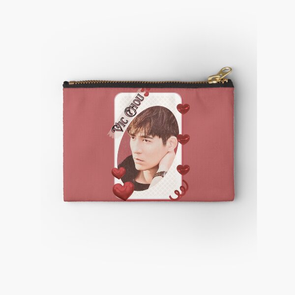 Item preview, Vic Chou Taiwanese Actor Chinese Actor Cdrama Chinese Entertainment Card Red Aesthetic Collage Design designed and sold by AJUNICE STUDIO.