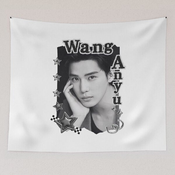 Item preview, Wang Anyu (王安宇) Chinese Actor Cdrama Chinese Entertainment Black and White Collage Digital Art Portrait designed and sold by AJUNICE STUDIO.