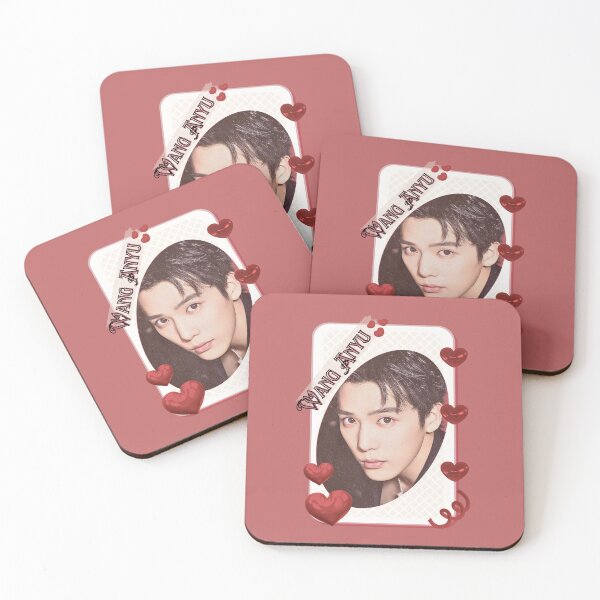 Item preview, Wang Anyu (王安宇) Chinese Actor Cdrama Chinese Entertainment Card Red Aesthetic Collage Design designed and sold by AJUNICE STUDIO.