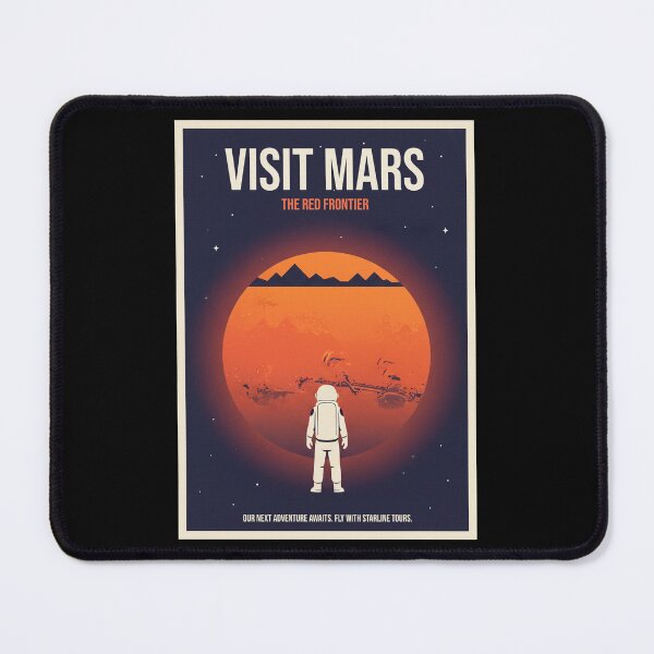 Item preview, Visit the Solar System, Mars -- Retro-Futuristic Space Travel Poster designed and sold by WertyShop.