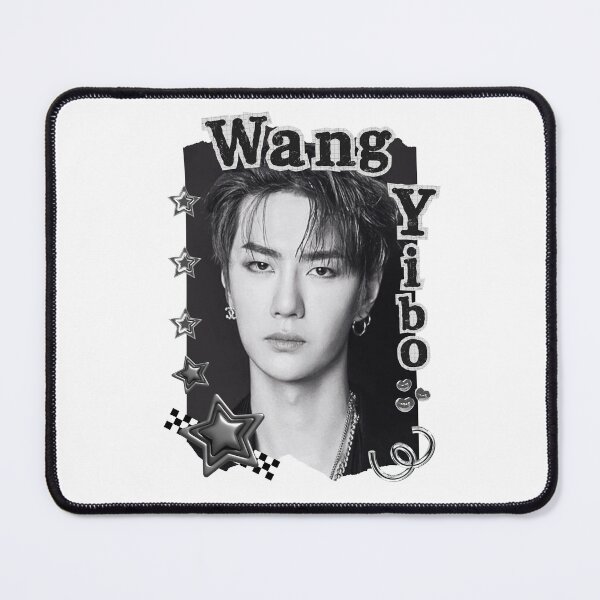 Item preview, Wang Yibo (王一博) Chinese Actor Cdrama Chinese Entertainment Black and White Collage Digital Art Portrait designed and sold by AJUNICE STUDIO.