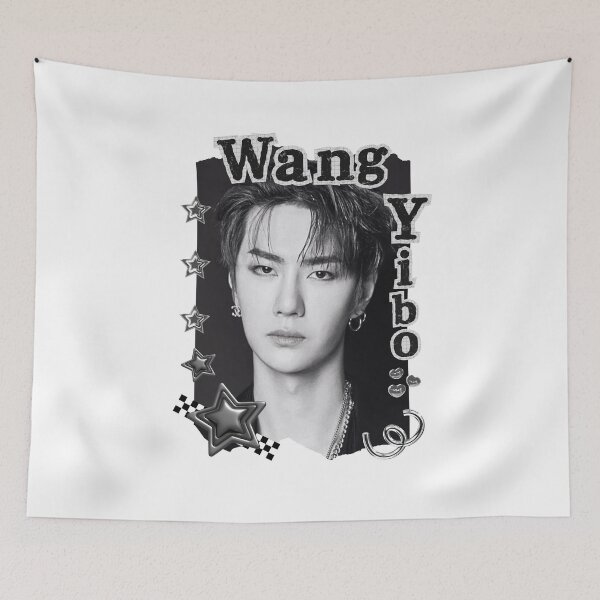 Item preview, Wang Yibo (王一博) Chinese Actor Cdrama Chinese Entertainment Black and White Collage Digital Art Portrait designed and sold by AJUNICE STUDIO.