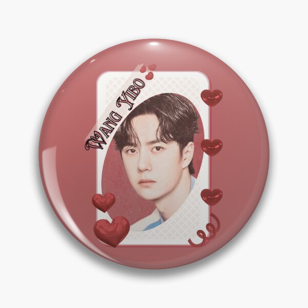 Item preview, Wang Yibo (王一博) Chinese Actor Cdrama Chinese Entertainment Card Red Aesthetic Collage Design designed and sold by AJUNICE STUDIO.