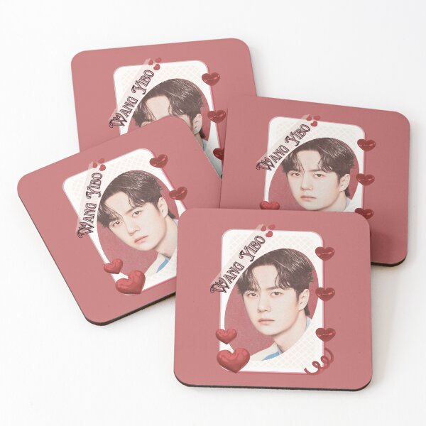 Item preview, Wang Yibo (王一博) Chinese Actor Cdrama Chinese Entertainment Card Red Aesthetic Collage Design designed and sold by AJUNICE STUDIO.