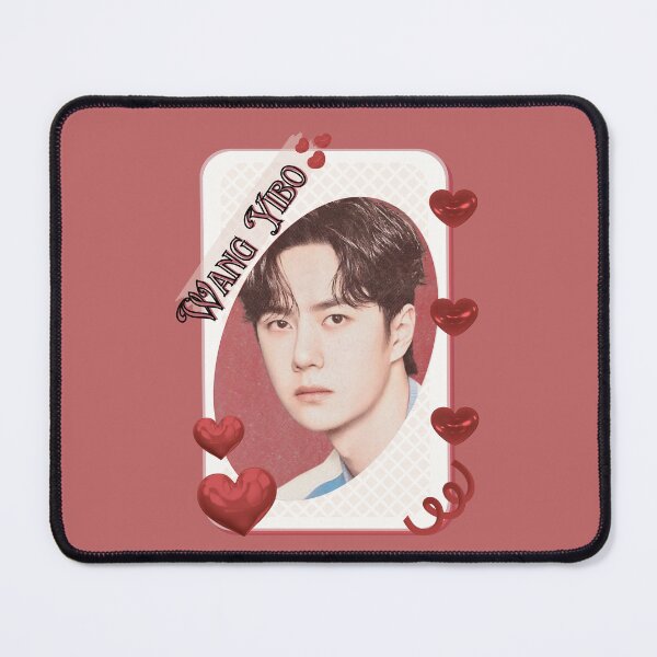 Item preview, Wang Yibo (王一博) Chinese Actor Cdrama Chinese Entertainment Card Red Aesthetic Collage Design designed and sold by AJUNICE STUDIO.