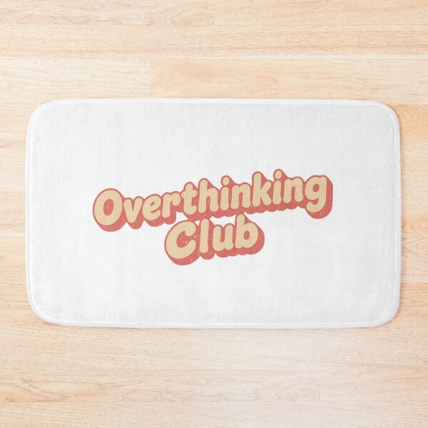 Item preview, Overthinking Club Retro 70s Bubble Font Text designed and sold by Vallentinez.