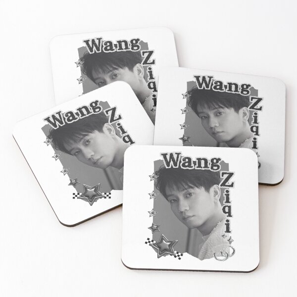 Item preview, Wang Ziqi (王子奇) (Xin Qi) Chinese Actor Cdrama Chinese Entertainment Black and White Collage Digital Art Portrait designed and sold by AJUNICE STUDIO.