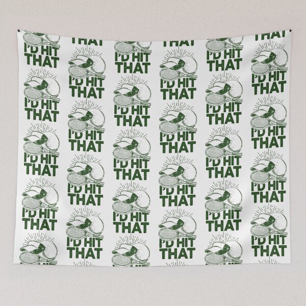 Item preview, I'd Hit That Funny Tennis Retro Tennis Player designed and sold by JRRTs.