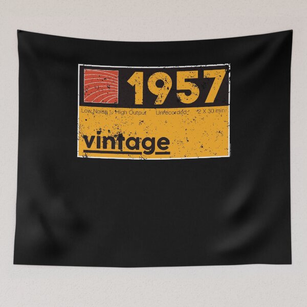 Item preview, Music Producing 1957 Vintage Cassette Birthday Shirt designed and sold by shoppzee.