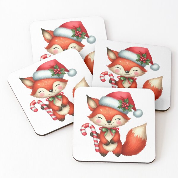 Item preview, Festive fox designed and sold by JonysCreativeDesigns.