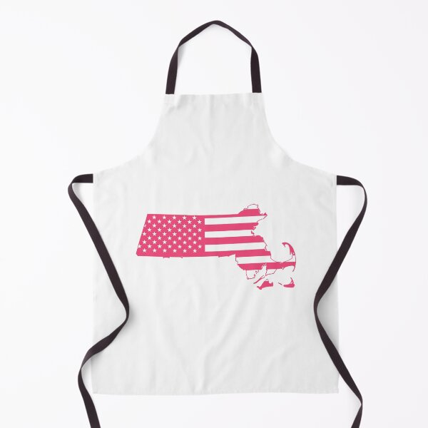 Item preview, Massachusetts USA Flag Silhouette – Stars and Stripes State Outline designed and sold by Paper Drip.