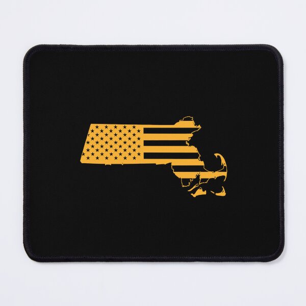 Item preview, Massachusetts USA Flag Silhouette – Stars and Stripes State Outline designed and sold by Paper Drip.