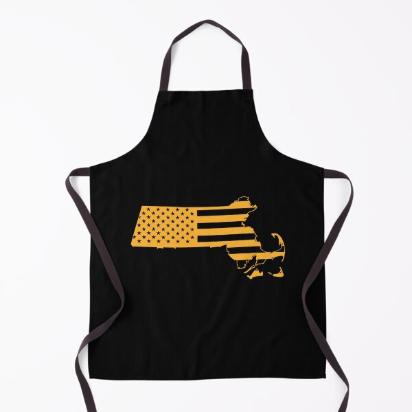 Item preview, Massachusetts USA Flag Silhouette – Stars and Stripes State Outline designed and sold by Paper Drip.