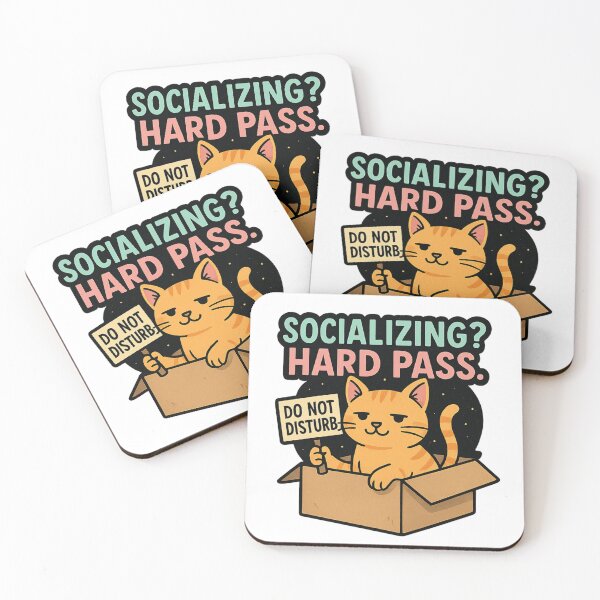Item preview, Socializing? Hard Pass  designed and sold by Bellassi.