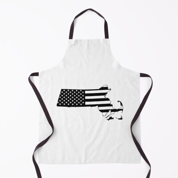 Item preview, Massachusetts USA Flag Silhouette – Stars and Stripes State Outline designed and sold by Paper Drip.