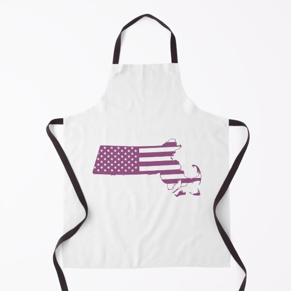 Item preview, Massachusetts USA Flag Silhouette – Stars and Stripes State Outline designed and sold by Paper Drip.