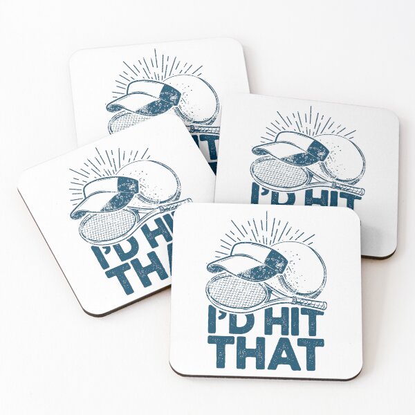 Item preview, I'd Hit That Funny Tennis Retro Tennis Player designed and sold by JRRTs.