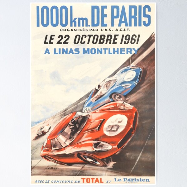 Item preview, Paris 1000km race designed and sold by KarmaRoots.