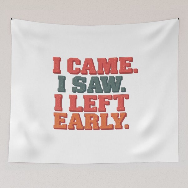 Item preview, Funny Introvert Sarcastic Vintage Text Design designed and sold by Vallentinez.