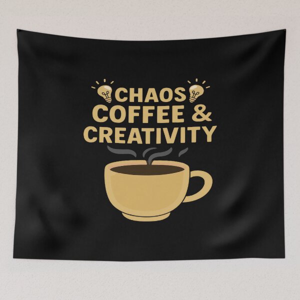 Item preview, Chaos, Coffee & Creativity designed and sold by gear-posters.