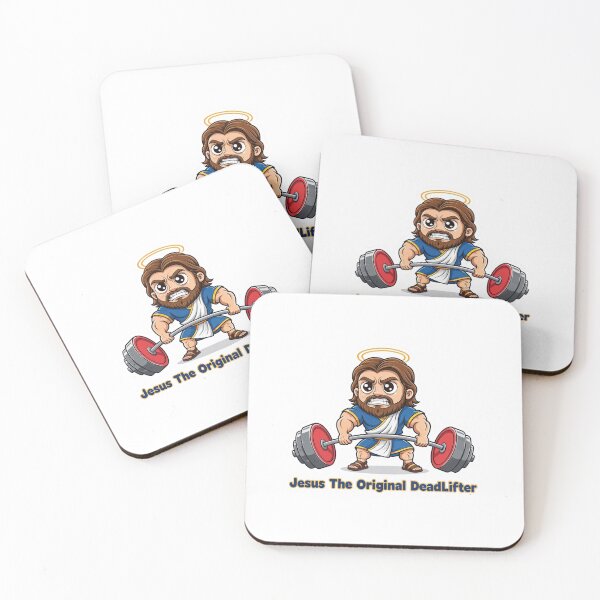 Item preview, Christian Apparel - Jesus The Original Deadlifter - CHIBI designed and sold by FaithFitted.