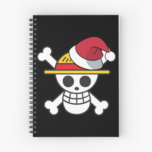 Item preview, Straw Hat Inspired Christmas Logo – Pirate Symbol with Santa Hat designed and sold by T-Chou.