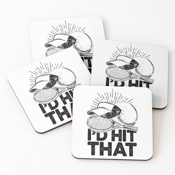 Item preview, I'd Hit That Funny Tennis Retro Tennis Player designed and sold by JRRTs.