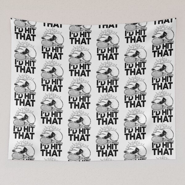 Item preview, I'd Hit That Funny Tennis Retro Tennis Player designed and sold by JRRTs.