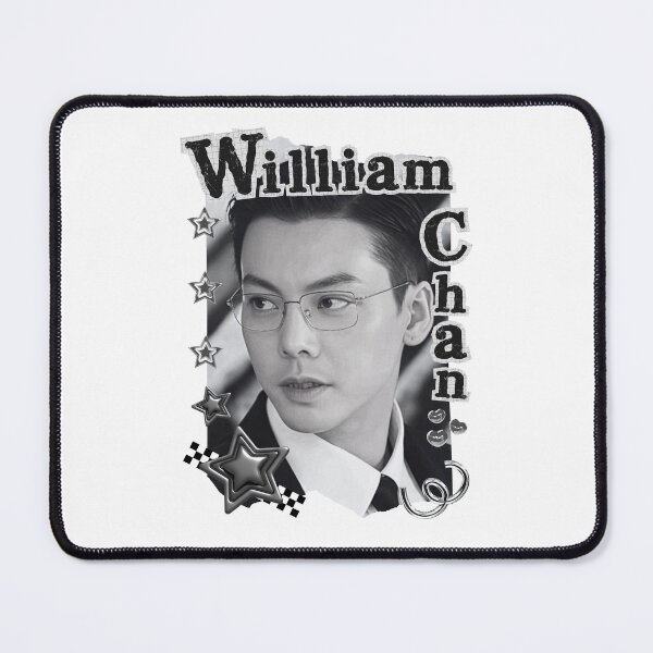 Item preview, William Chan (William Chan Wai-ting) (陳偉霆) Hong Kong Actor and SingerChinese Actor Cdrama Chinese Entertainment Black and White Collage Digital Art Portrait designed and sold by AJUNICE STUDIO.