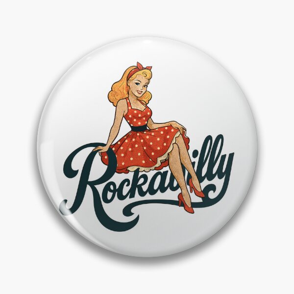Item preview, Rockabilly Pin-Up Woman 50s Petticoat Gift designed and sold by Pineapple-Tree.