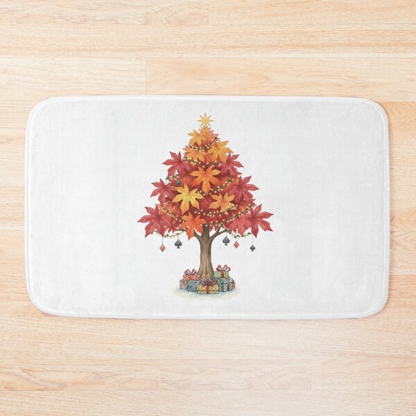 Item preview, Festive Maple Tree Botanical Illustration  designed and sold by Ateliê dos Naipes .