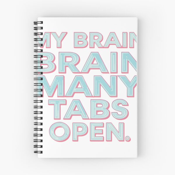 Item preview, Funny Relatable Distracted Quote Bright Typography designed and sold by Vallentinez.