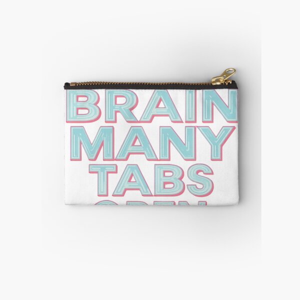 Item preview, Funny Relatable Distracted Quote Bright Typography designed and sold by Vallentinez.