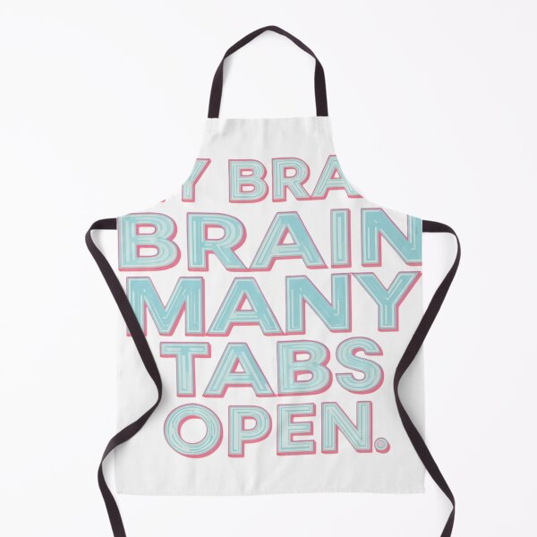 Item preview, Funny Relatable Distracted Quote Bright Typography designed and sold by Vallentinez.